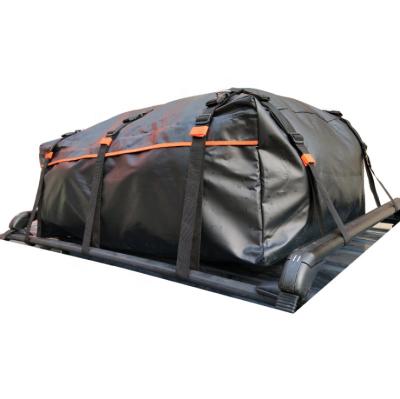 China 100% Polyester 500D PVC Waterproof Cargo Bag Car Top Roof Rack Cargo Carrier for sale