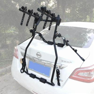 China simetu  Guangdong black  Cargo 3 Bikes Trunk Mounted Bike Rack Carrier for sale