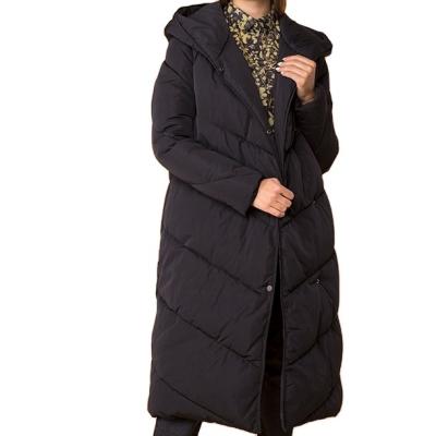 China high quality hand quilting polyester women's clothing fur coat ladies jacket long hoodie Anti-wrinkle hand quilted polyester for sale