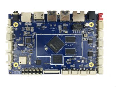 China 1TOPS AI RK3568 Embedded ARM Board For Queue System 4GB RAM 64GB ROM Gigabit Ethernet Android Placa Mãe à venda