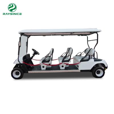 China 6 Seater Electric Golf Car with 60V Battery/ Electric Sightseeing Mini Golf Cart to Amusement Park for sale