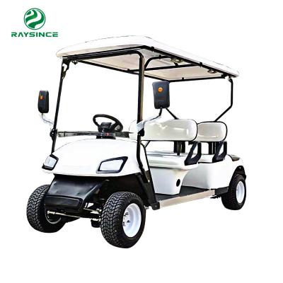 China New Model single golf cart 60V battery operated electric golf trolley with 4 seats for sale