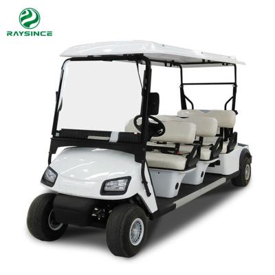 China Raysince Latest model electric golf cart car 6 passenger golf car easy go golf cart for sale