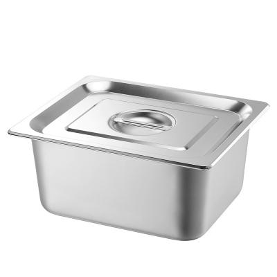 China Desgin GN Pan Food Gn Pan Standard Size Modern Stainless Steel Gastronorm Food Container for sale