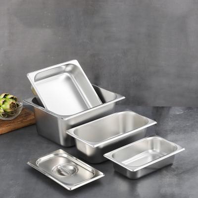 China Modern High Quality Normal Desgin European and American Container GN Pan Food Storage Container Gastronorm Stainless Steel Gastronorm for sale