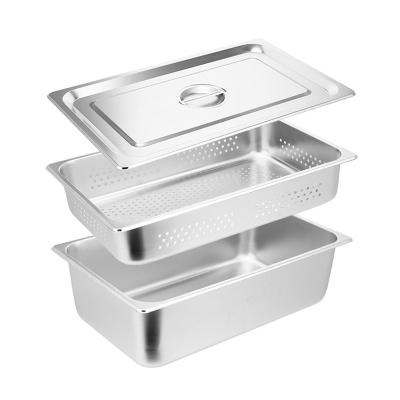 China Modern Desgin Multi-Use Stainless Steel GN Pan Food Container Steam Table Pan Food Warmer Gn Food Casserole for sale