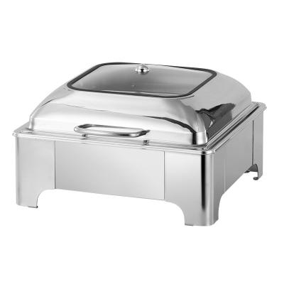 China Heater+food warmer design stainless steel chafing dish food warmer lovely chafing dishes shake chafing dish for sale