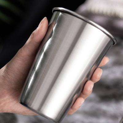 China Viable Custom Metal Camp Travel Mug Coffee Tea Beer Mug Stainless Steel Mugs for sale