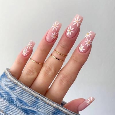 China Easy Wear Wholesale Fake Artificial Finger Nails Custom Seller Bride Design Press On Nails For Women for sale