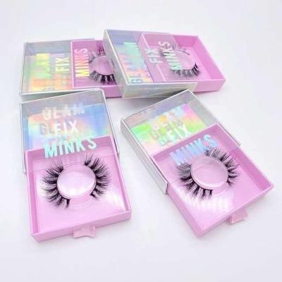 China Wholesaler Free Natural Lash Boxes Custom Made Eyelashes 25 MM Lashes3D Long Natural Cruelty 25MM 3D Mink Lashes Fluffy for sale