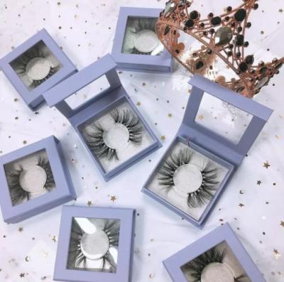 China Wholesale Natural Long Mink Eye Lashes Book Private Label Full Strip Eyelashes Packaging Boxes 3D 25MM Mink Eyelash With Case for sale