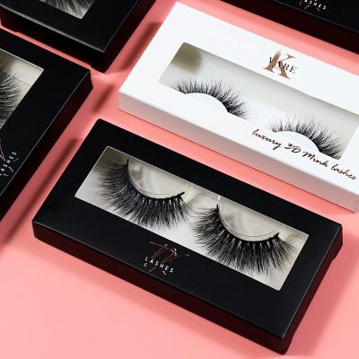 China Private label natural soft wholesale cruelty free eyelash vegan whips 20mm 22mm 25mm mink 3d eyelashes seller for sale