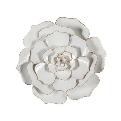 China Custom home garden flower pots planters decor metal wall flower metal wall art for sale