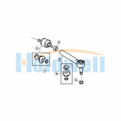 China Replacement COMPACT BALL JOINT AL204777 AL161341 John Deere AXIAL TRACTOR for SE6020 SE6120 SE6220 SE6320 SE6420 6110D 6115D 6120 6120L Tractor for sale