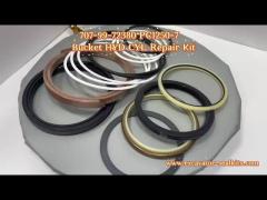 Hydraulic Cylinder Seal Kit｜Part Numbers 707-99-72380  Compatible With Komatsu PC1250-7 Excavators