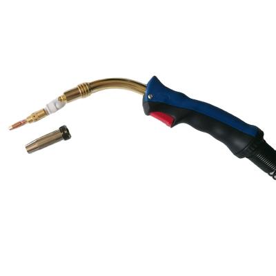 China Size Quality Low Price WEICHENG Gas Cooled 24KD Aluminum Welding Torch 3 Euro Meter 0.8-1.2mm for sale