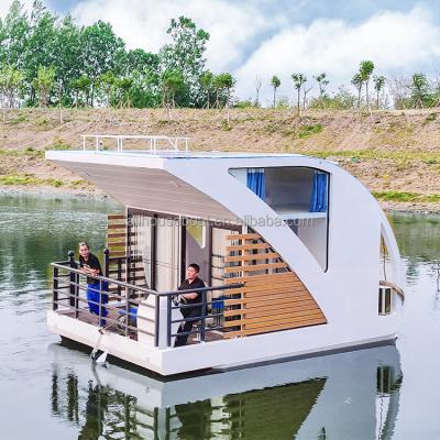 China China Aluminum Modern Aluminum Modern Water Houseboat Pontoon Pontoon Floats Tiny Houseboat for sale