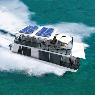 China Modern Modular Prefab Mobile Home Boat House Boat House Boat Water Deck Water Yacht Hotel House Floating Party Boat for sale