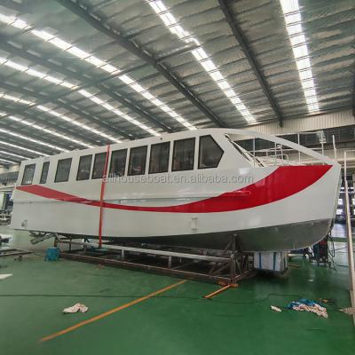 China Modern Aluminum Boat 17m Welded Catamaran Passenger Boat Aluminum Ferries For Sale for sale