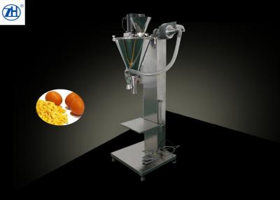 China Egg Powder Semi Automatic Filling Machine Screw Type Manual Bagging Measurement for sale