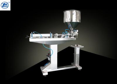 China Pneumatische gefahrene halb automatische Flaschen-Füllmaschine mit Fuß-Pedal-Betrieb zu verkaufen