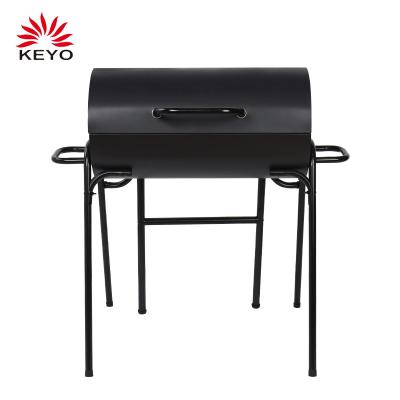 China New Easily Assembled Model Garden Charcoal Grill 26 Inch Large Double Area Outdoor Barbecue Grill With Foldable Legs for sale