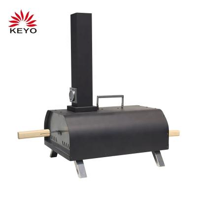 China KEYO Woodfire Outdoor Fire Burining Individual Wood Fired Pizza Oven for sale