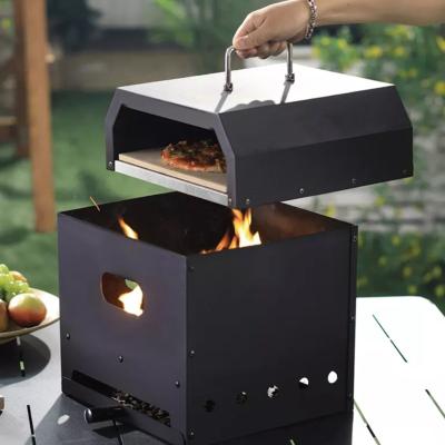 China KEYO Easily Assembled 4 in 1 Multifunctional Wooden Fired Oven Set Portable Outdoor Pizza Burning Oven for sale