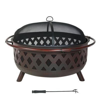 China Outdoor Heater Burner Large Fire Pits Wood Fire Burning Steel Pit With Ring for sale