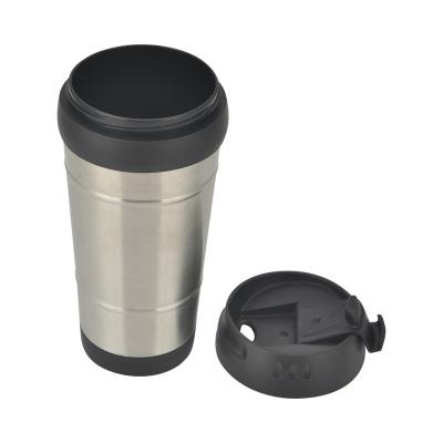 China Factory direct sale PORTABLE automatic mug stainless steel tumbler insulated travel vehicle mounted mugs with lid for sale