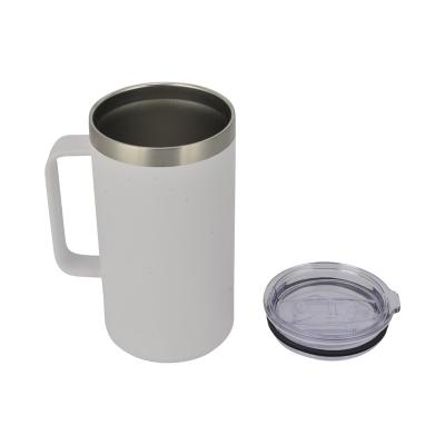 China PORTABLE Coffee Shape Wine Straight Tumbler Personalized Stainless Steel With Handle Wine Cup for sale