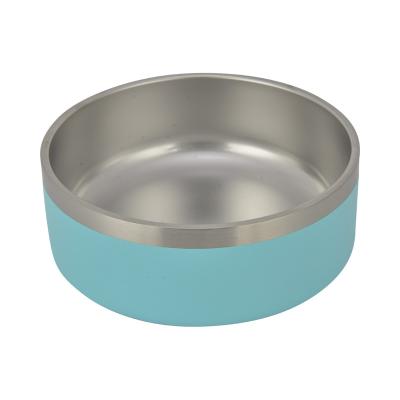 China Wholesale New Design Non-automatic Stainless Steel Dog Bowl Pet Food Bowl for sale