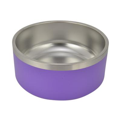 China 32/64oz Non-automatic Hot Selling Custom Double Wall Vacuum Insulated Stainless Steel Dog Bowl Pet Feeder Bowls for sale