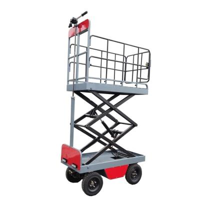 China Self Propelled Hotels Scissor Harvest Pick Lift / Platform Truck for sale