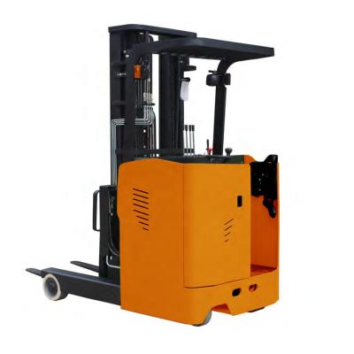 China Hotels Electric Reach Forklift Stacker For Material (Rack Type 24V) for sale