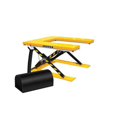 China Hotels Stationary Fixed Electric Scissor Platform Lift/Safety Lift Truck/U Type for sale