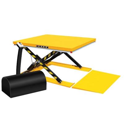 China Hotels Stationary Fixed Hydraulic Pump Electric Lift Table/Lifting Platform for sale