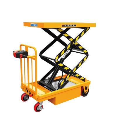 China Hotels Customized Full Platform Electric Hydraulic Lifting Platform Table Truck for sale