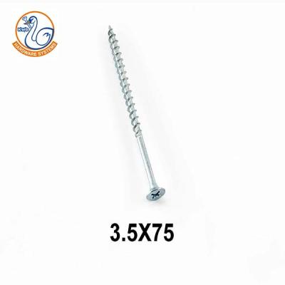 China Flat Pozi Recessed Chipboard Countersunk Screws for sale