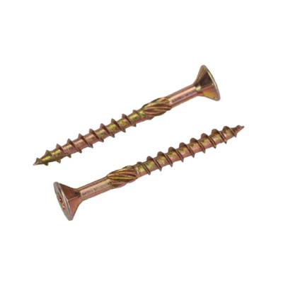 China Building Flat Wood Screws Double Flat Head Torx Drive with 6 nibs&cutting points on the leg for sale