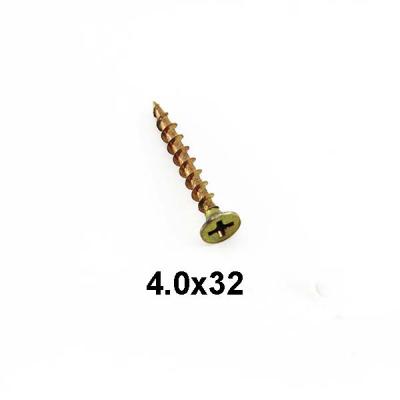 China Phillips Flat Bugle Head Fine Yellow Galvanized / Coarse Thread Drywall Screw for sale