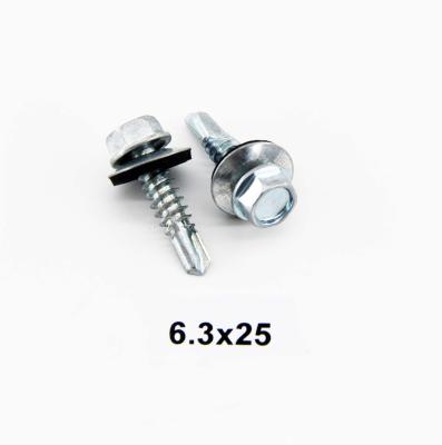 China DIN7504K Pan Head Hex Joint Drilling Screws Favorable Price Galvanized for sale