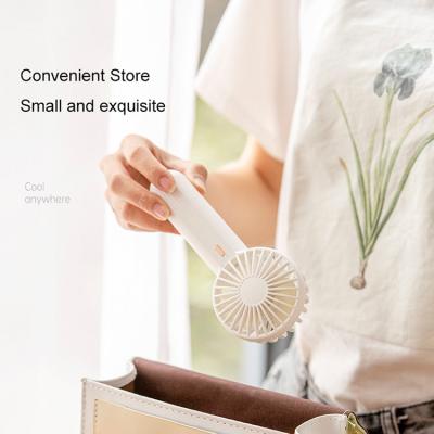 China Mini Hand Fan 2021 Small Mini USB Desk Fan New Low Noise Rechargeable Battery Desk Fan With Desk Table for sale