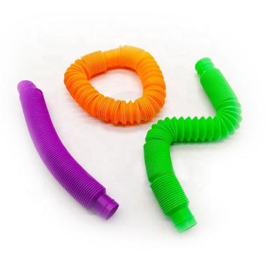 China Eco-Friendly Noise Tubes Busy Person Sensory Toys for Kids and Adults Early Educational Relaxing Folding Toys for sale