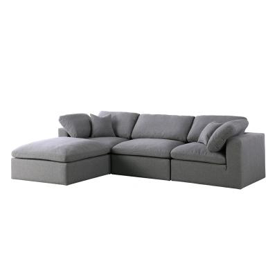 China Ornate Living Room Sofas Stuffed Cloud Reversible Sectional Modern Couch Sofa Set for sale