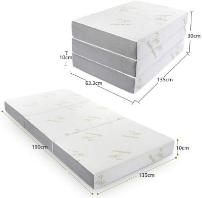 China Foldable Mattress Cover Topper Protector Cover Futon Mattress Topper Convertible Bamboo Cloth Matresses for sale