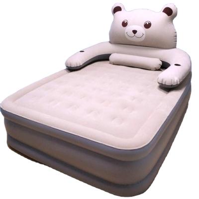 China Factory wholesale and retail inflatable PVC convertible mattress assembling single inflatable bed with high and thick wear-resistant household for sale