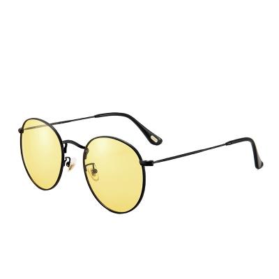 China Luxury Unisex Fashion Sunglasses Alloy Frame Ultralight High Beams CAPONI Sun Glasses Blocking Glass Night Vision Lenses For Training for sale