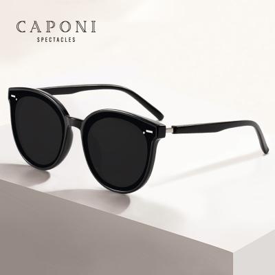 China Kids Sun Glasses Fashion Kids New CAPONI 2020 Shading Sunglasses Logo Boys Girls Sun Glasses Custom Made Round Polarized For Kids UV400 for sale