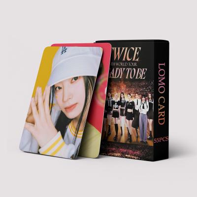 China Korea KPOP 55pcs/box TWICE Ready To Go World Tour Photocard Lomo Card Photocard for sale